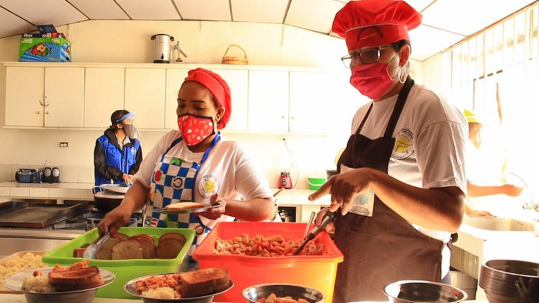 In Ecuador, WFP supports 26 shelters and canteens in the provinces of Azuay, Carchi, El Oro, Esmeraldas, Guayas, Imbabura, Pichincha, Santo Domingo and Sucumbíos. © WFP/Paola Solis