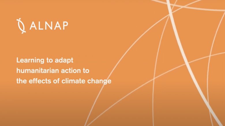 Learning to adapt humanitarian action to the effects of climate change