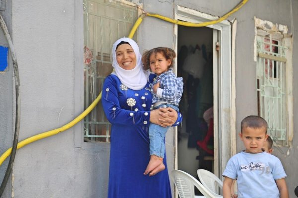Lebanon: An e-card allows families like Ahmad's to buy the food that they need, when they need it. © WFP/Edward Johnson